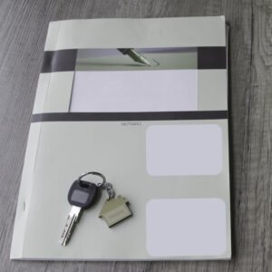 legal documents with house keys